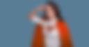 Woman with cape and GTM logo on shirt